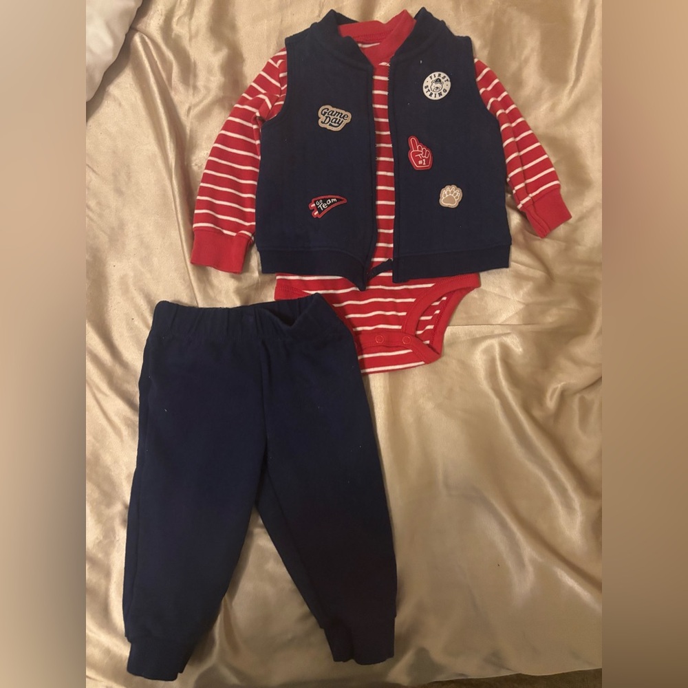 Carter's Red and Navy Kids Matching Set